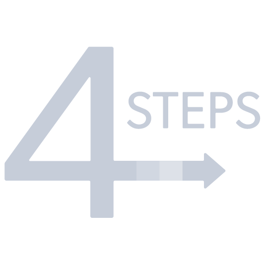 4 Steps Icon 4 Steps